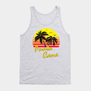 Punta Cana Retro Sunset Tank Top